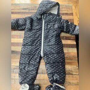 Armani baby snowsuit 12m